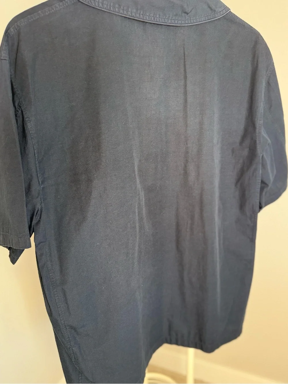 Zara Originals Navy Short-Sleeve Lightweight Shirt - Picture 4 of 8
